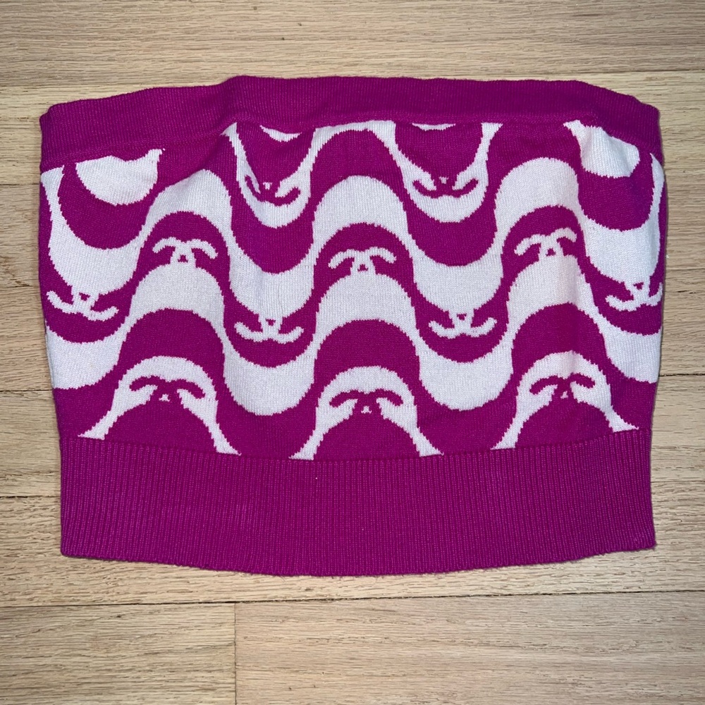 COPY - Chanel wave cashmere top
